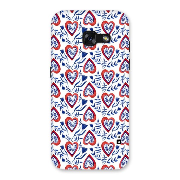 Wrapping Hearts Pattern Back Case for Galaxy A3 (2017)