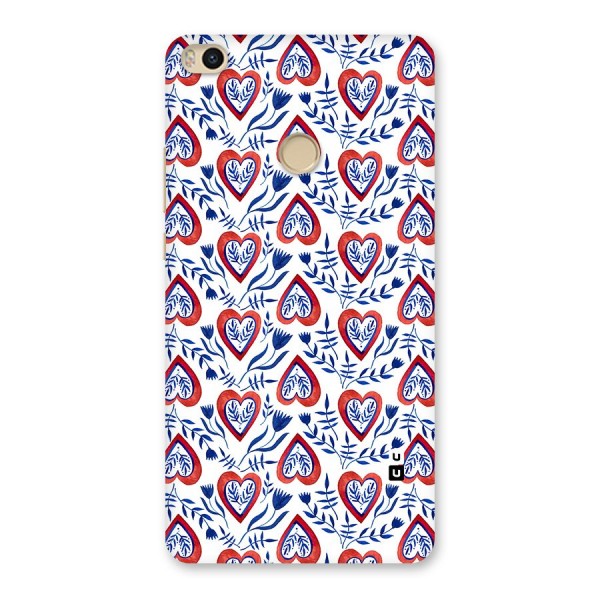 Wrapping Hearts Pattern Back Case for Mi Max 2