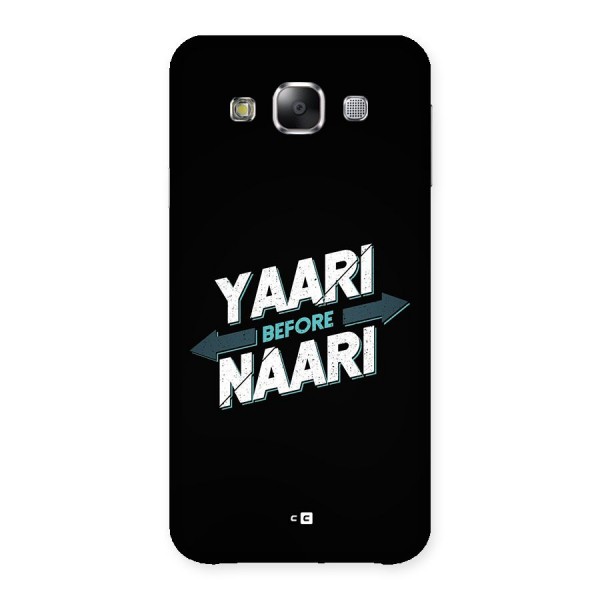 Yaari Naari Back Case for Galaxy E5