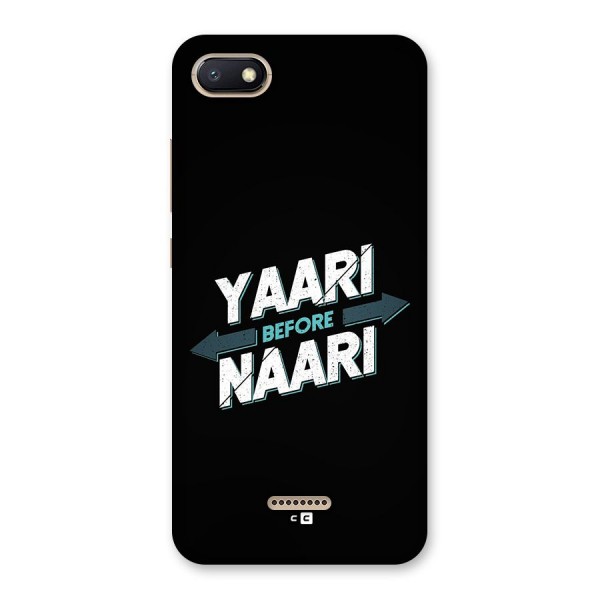 Yaari Naari Back Case for Redmi 6A