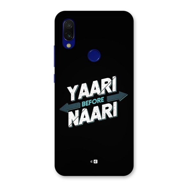Yaari Naari Back Case for Redmi 7
