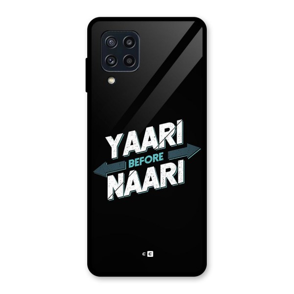Yaari Naari Glass Back Case for Galaxy M32