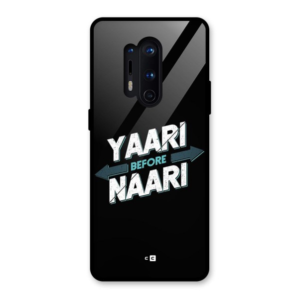 Yaari Naari Glass Back Case for OnePlus 8 Pro