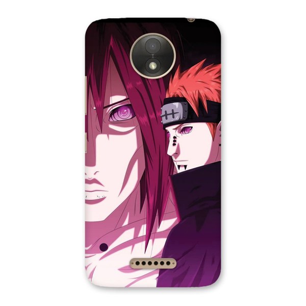 Yahiko With Nagato Back Case for Moto C Plus