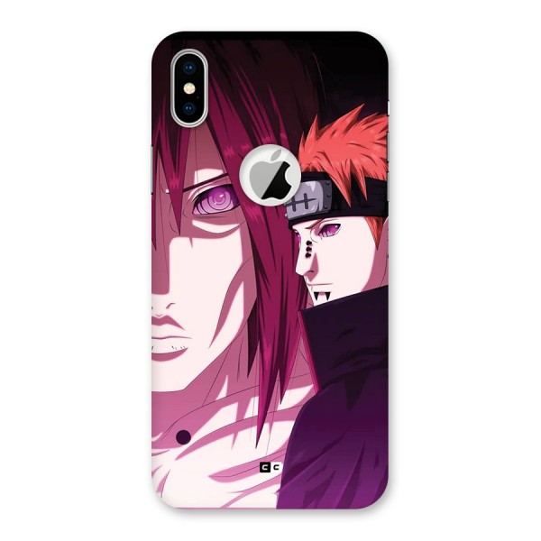 Yahiko With Nagato Back Case for iPhone X Logo Cut