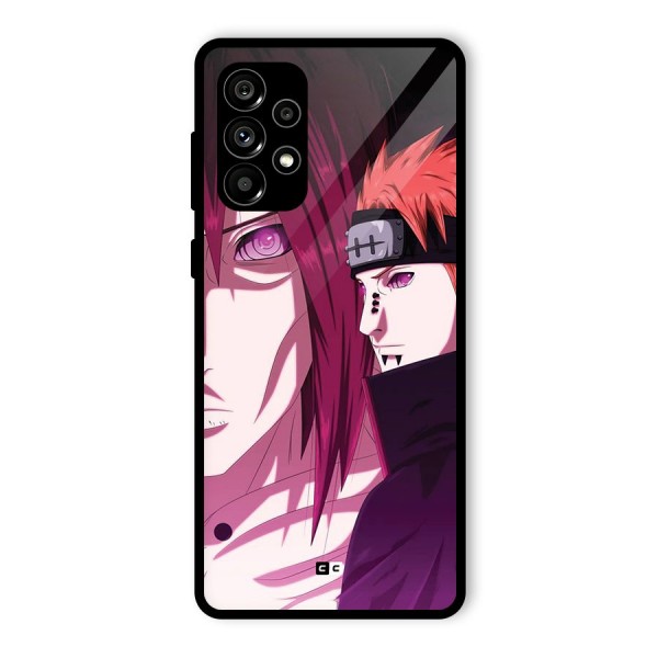 Yahiko With Nagato Glass Back Case for Galaxy A73 5G