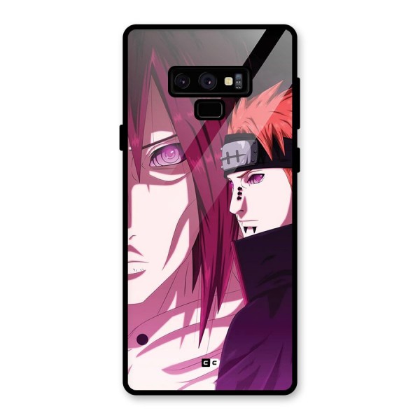 Yahiko With Nagato Glass Back Case for Galaxy Note 9