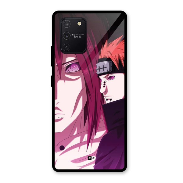Yahiko With Nagato Glass Back Case for Galaxy S10 Lite