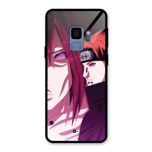 Yahiko With Nagato Glass Back Case for Galaxy S9