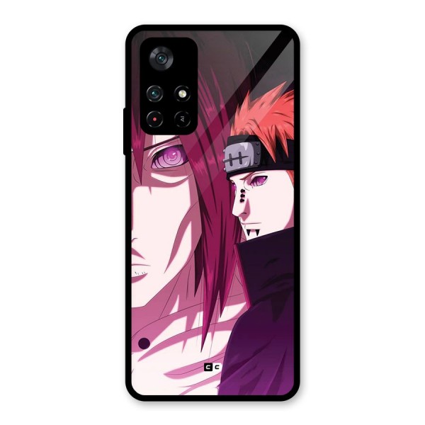 Yahiko With Nagato Glass Back Case for Poco M4 Pro 5G