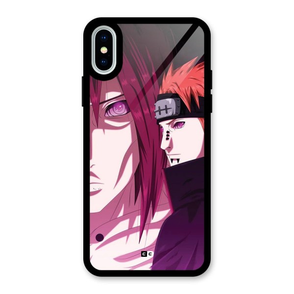 Yahiko With Nagato Glass Back Case for iPhone X