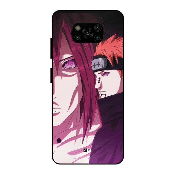 Yahiko With Nagato Metal Back Case for Poco X3