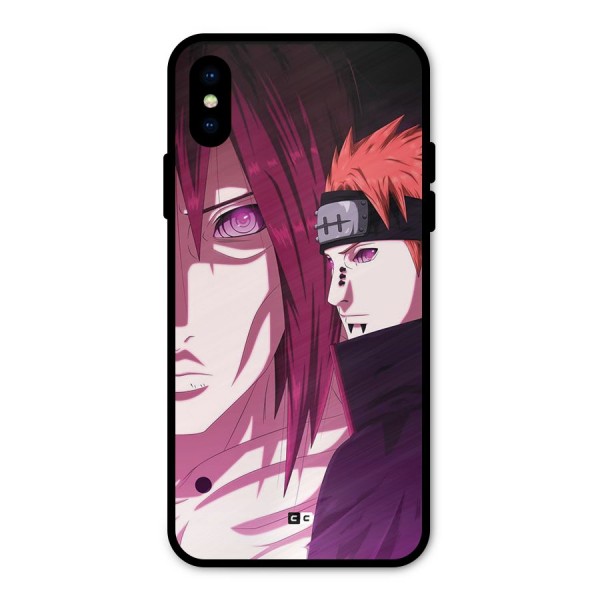 Yahiko With Nagato Metal Back Case for iPhone XS