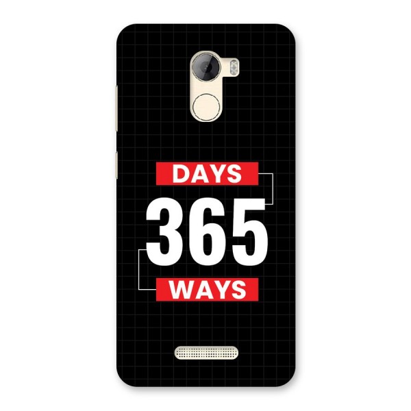Year Ways Back Case for Gionee A1 LIte