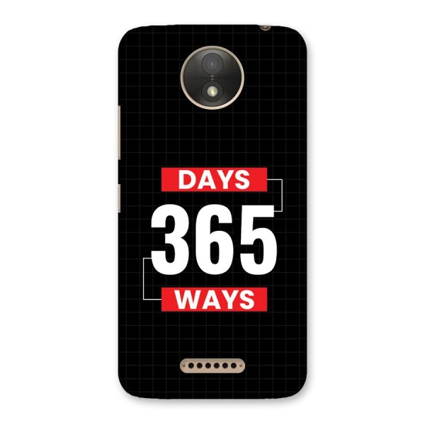 Year Ways Back Case for Moto C Plus