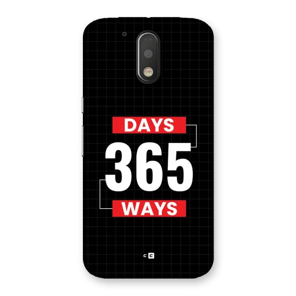 Year Ways Back Case for Moto G4 Plus