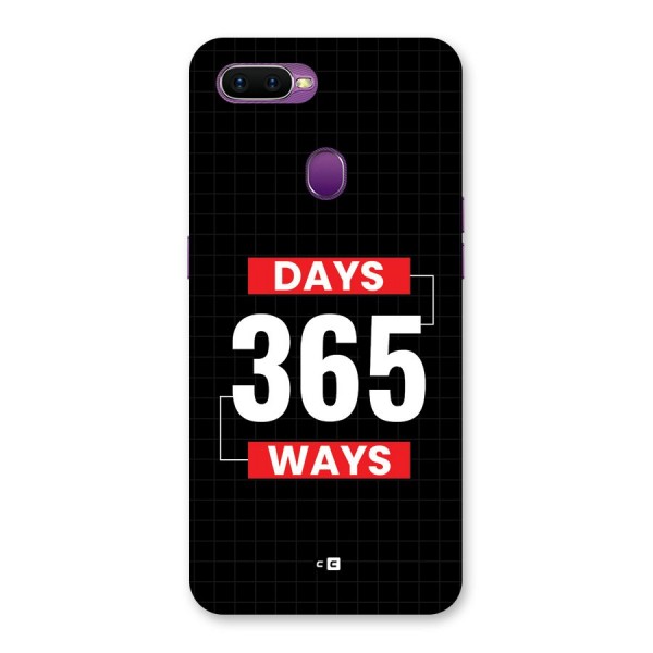 Year Ways Back Case for Oppo F9