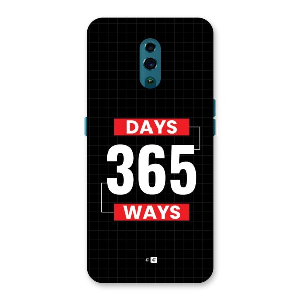 Year Ways Back Case for Oppo Reno