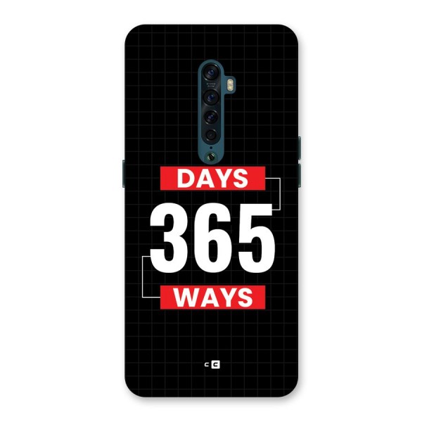 Year Ways Back Case for Oppo Reno2