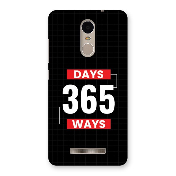 Year Ways Back Case for Redmi Note 3
