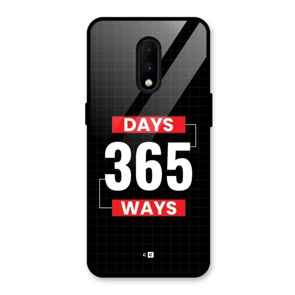 Year Ways Glass Back Case for OnePlus 7