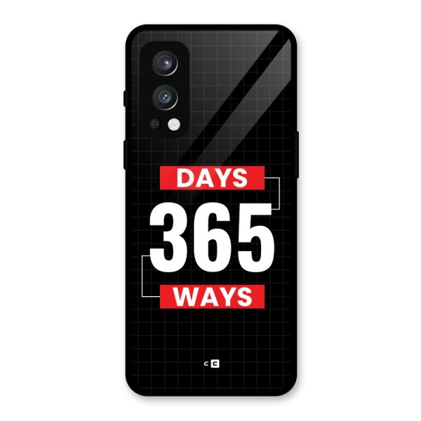 Year Ways Glass Back Case for OnePlus Nord 2 5G