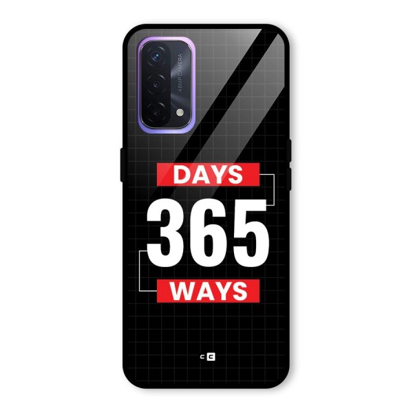 Year Ways Glass Back Case for Oppo A74 5G
