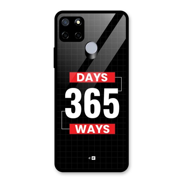 Year Ways Glass Back Case for Realme C15
