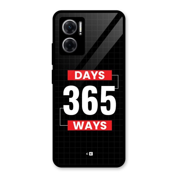 Year Ways Glass Back Case for Redmi 11 Prime 5G