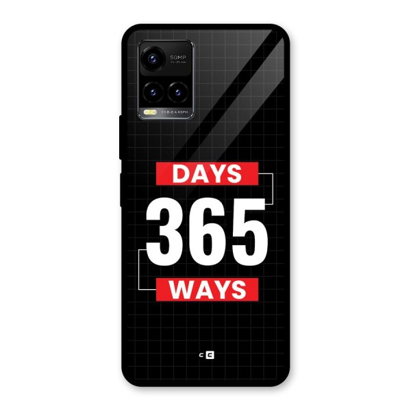 Year Ways Glass Back Case for Vivo Y33s