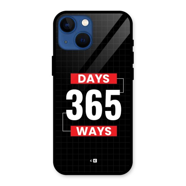 Year Ways Glass Back Case for iPhone 13 Mini