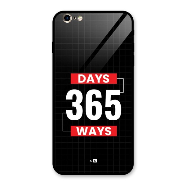 Year Ways Glass Back Case for iPhone 6 Plus 6S Plus