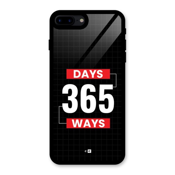 Year Ways Glass Back Case for iPhone 8 Plus