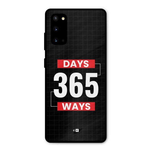 Year Ways Metal Back Case for Galaxy S20