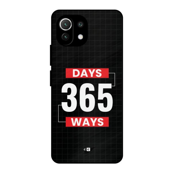 Year Ways Metal Back Case for Mi 11 Lite