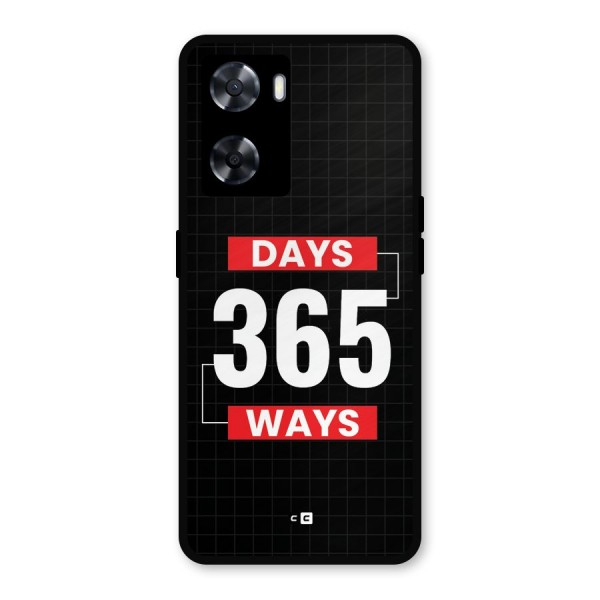 Year Ways Metal Back Case for Oppo A57 2022