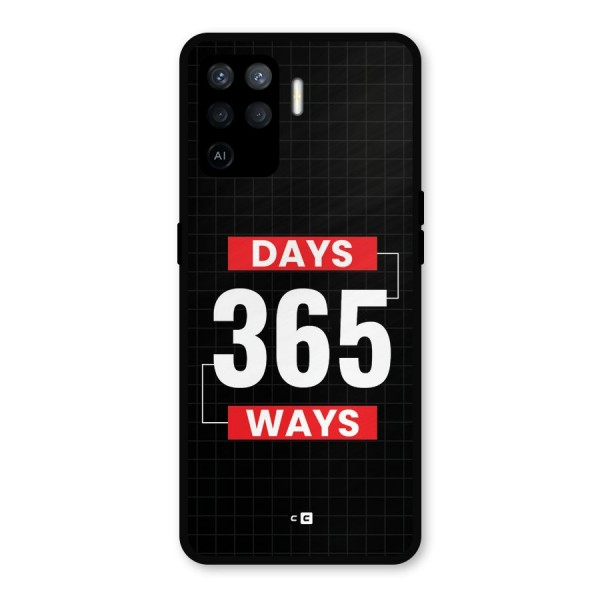 Year Ways Metal Back Case for Oppo F19 Pro