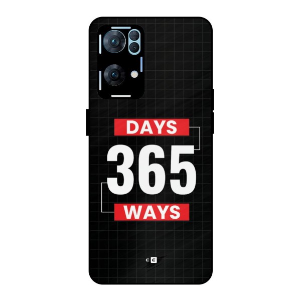 Year Ways Metal Back Case for Oppo Reno7 Pro 5G