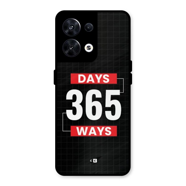Year Ways Metal Back Case for Oppo Reno8 5G