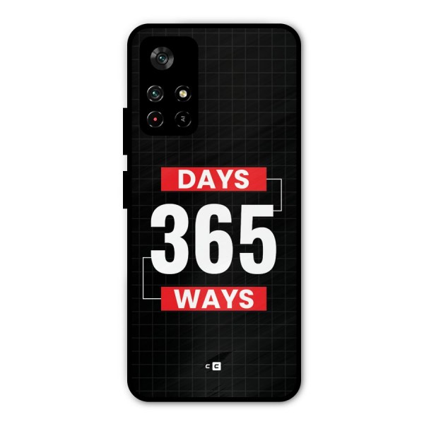 Year Ways Metal Back Case for Poco M4 Pro 5G