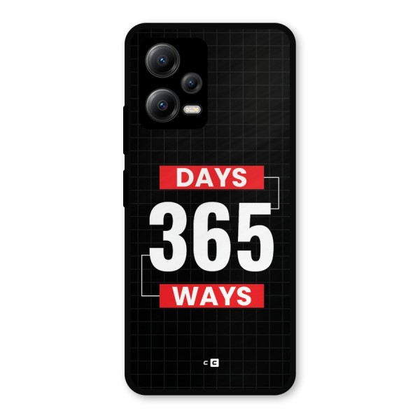 Year Ways Metal Back Case for Poco X5