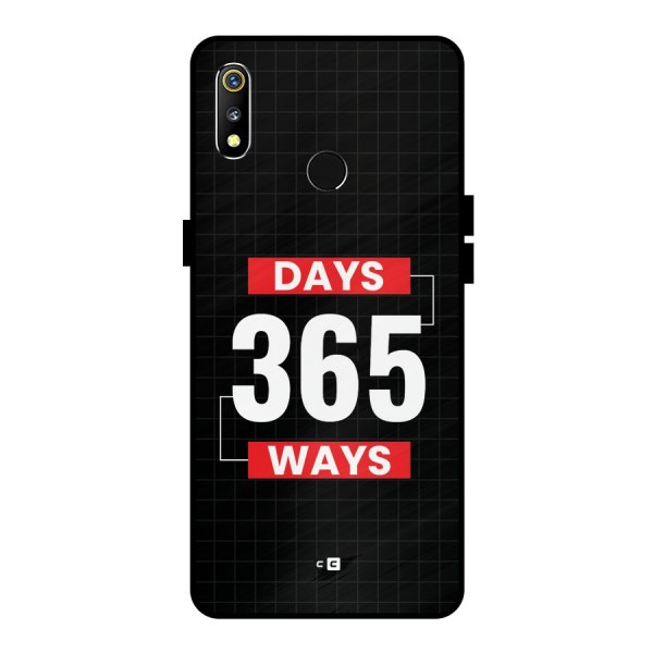 Year Ways Metal Back Case for Realme 3