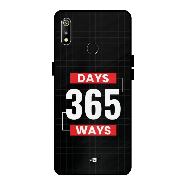 Year Ways Metal Back Case for Realme 3i