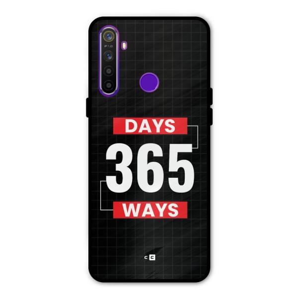 Year Ways Metal Back Case for Realme 5