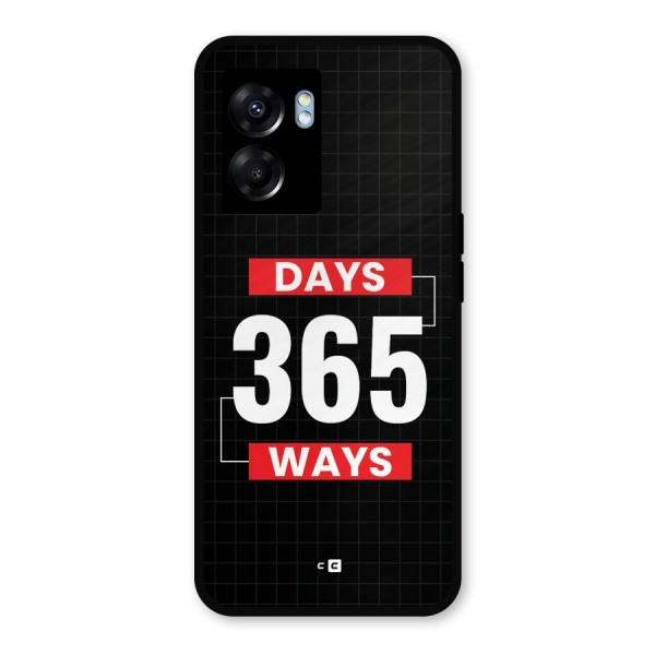 Year Ways Metal Back Case for Realme Narzo 50 5G