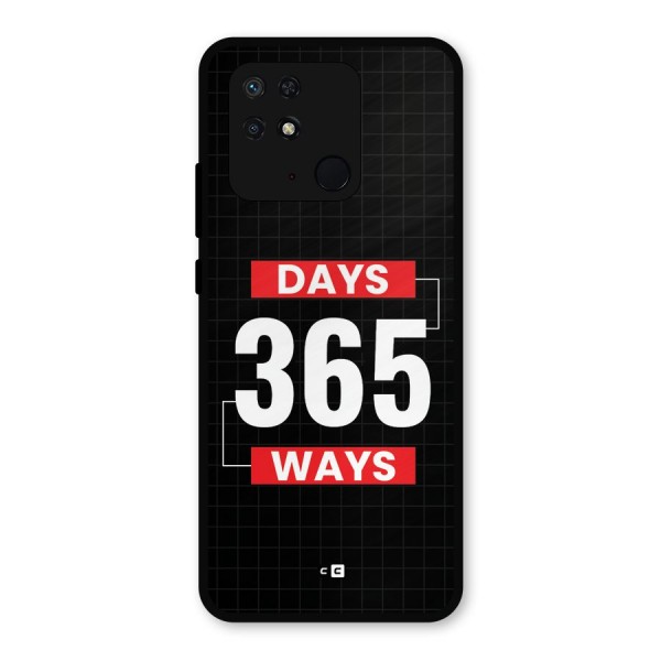 Year Ways Metal Back Case for Redmi 10 Power