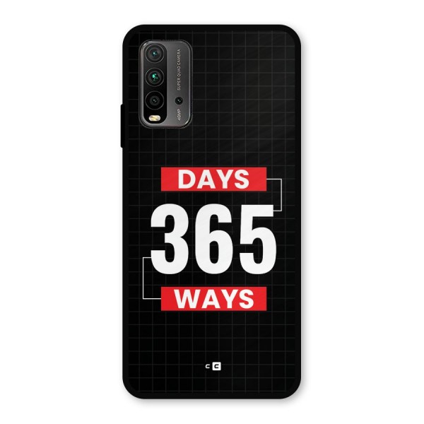 Year Ways Metal Back Case for Redmi 9 Power