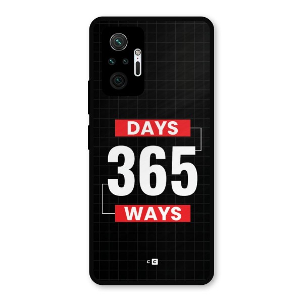Year Ways Metal Back Case for Redmi Note 10 Pro
