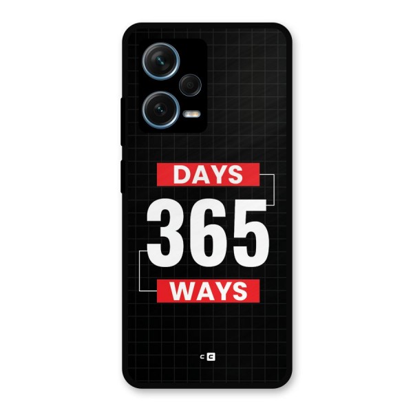 Year Ways Metal Back Case for Redmi Note 12 Pro Plus 5G
