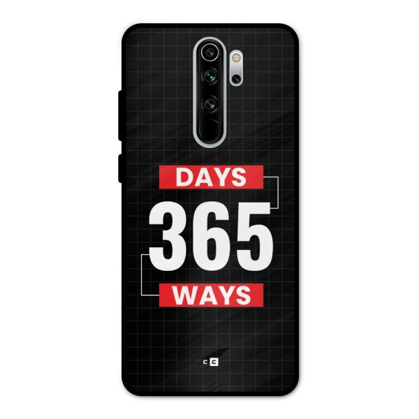 Year Ways Metal Back Case for Redmi Note 8 Pro